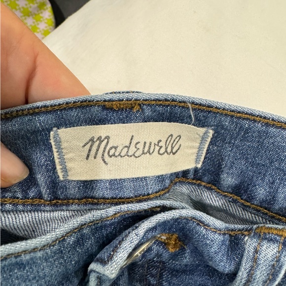 Madwell Cali Demi-Boot Jeans in Comfort Stretch Raw Hem Size 30 - Picture 15 of 16